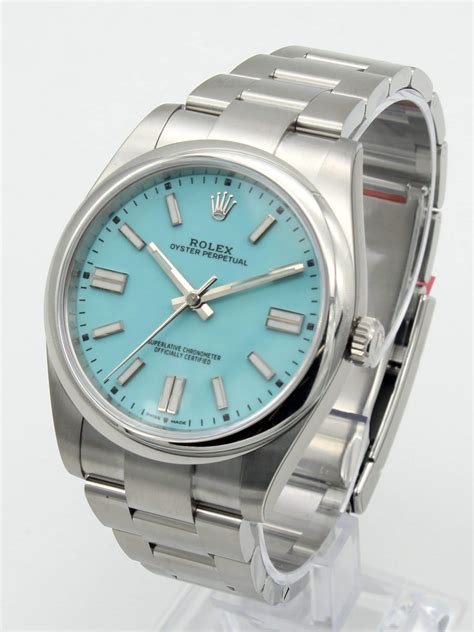 aqua blue rolex